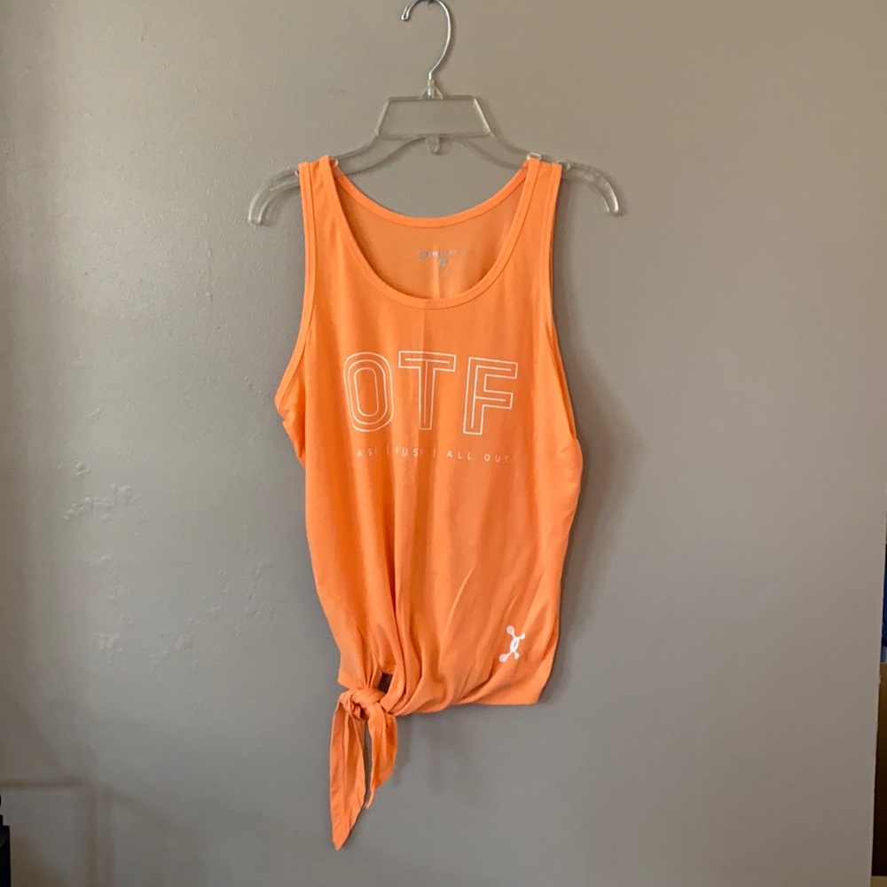 OTF side tie workout tank size xs
